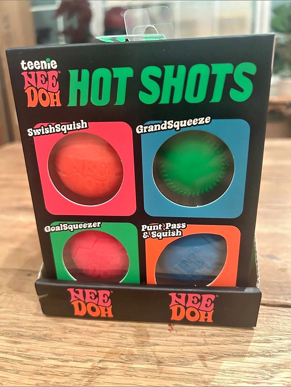 NeeDoh 8x 4 Hot Shots Squish Toy Display Set- 32 total party favors